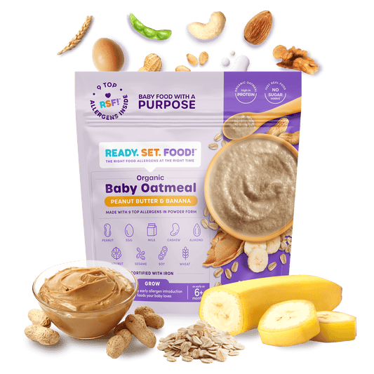 Organic Baby Oatmeal - Peanut Butter Banana