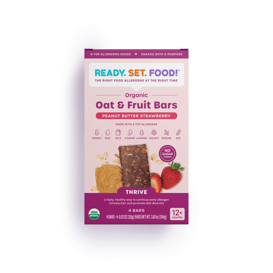 Organic Oat & Fruit Bars - Peanut Butter Strawberry