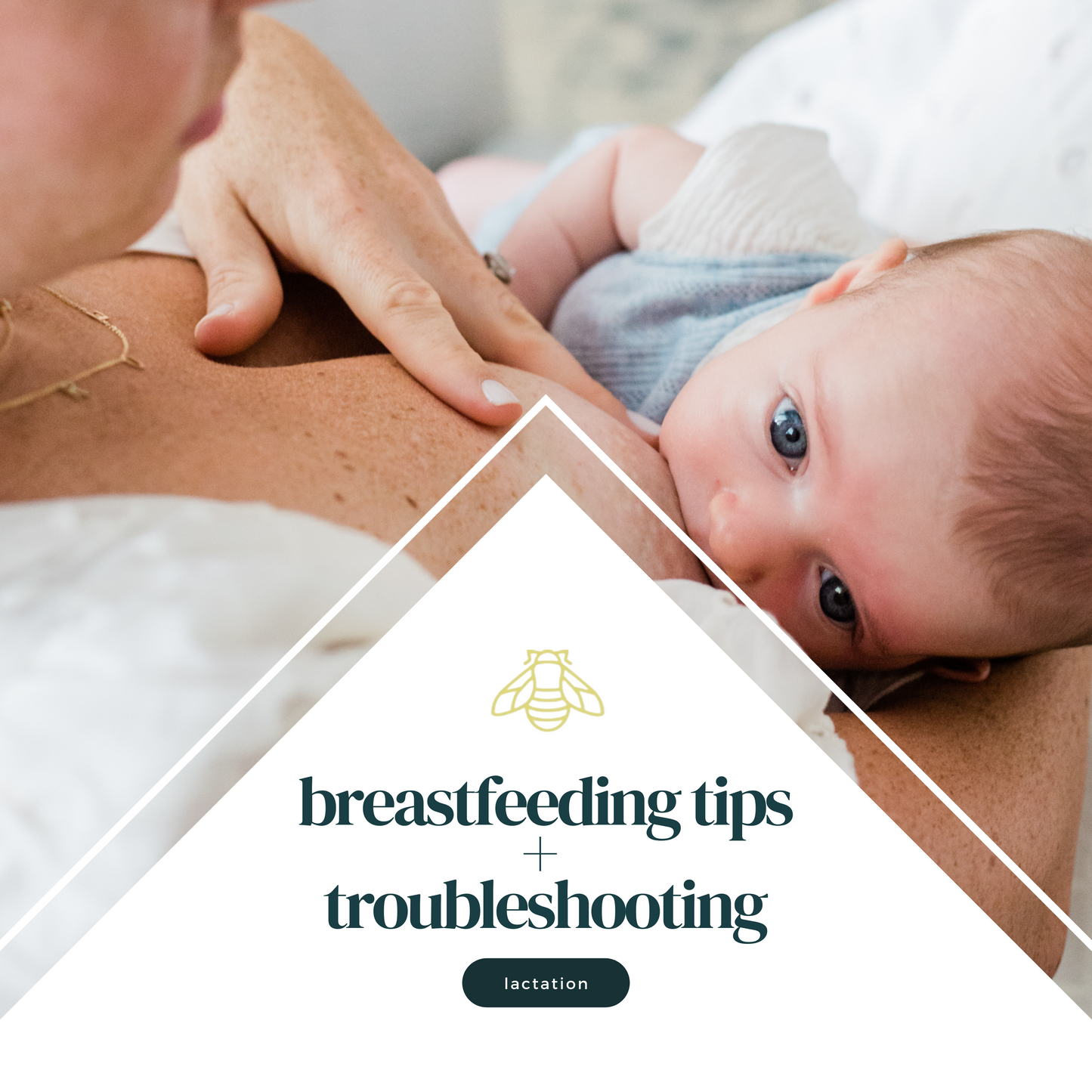 Breastfeeding tips + troubleshooting e-guide